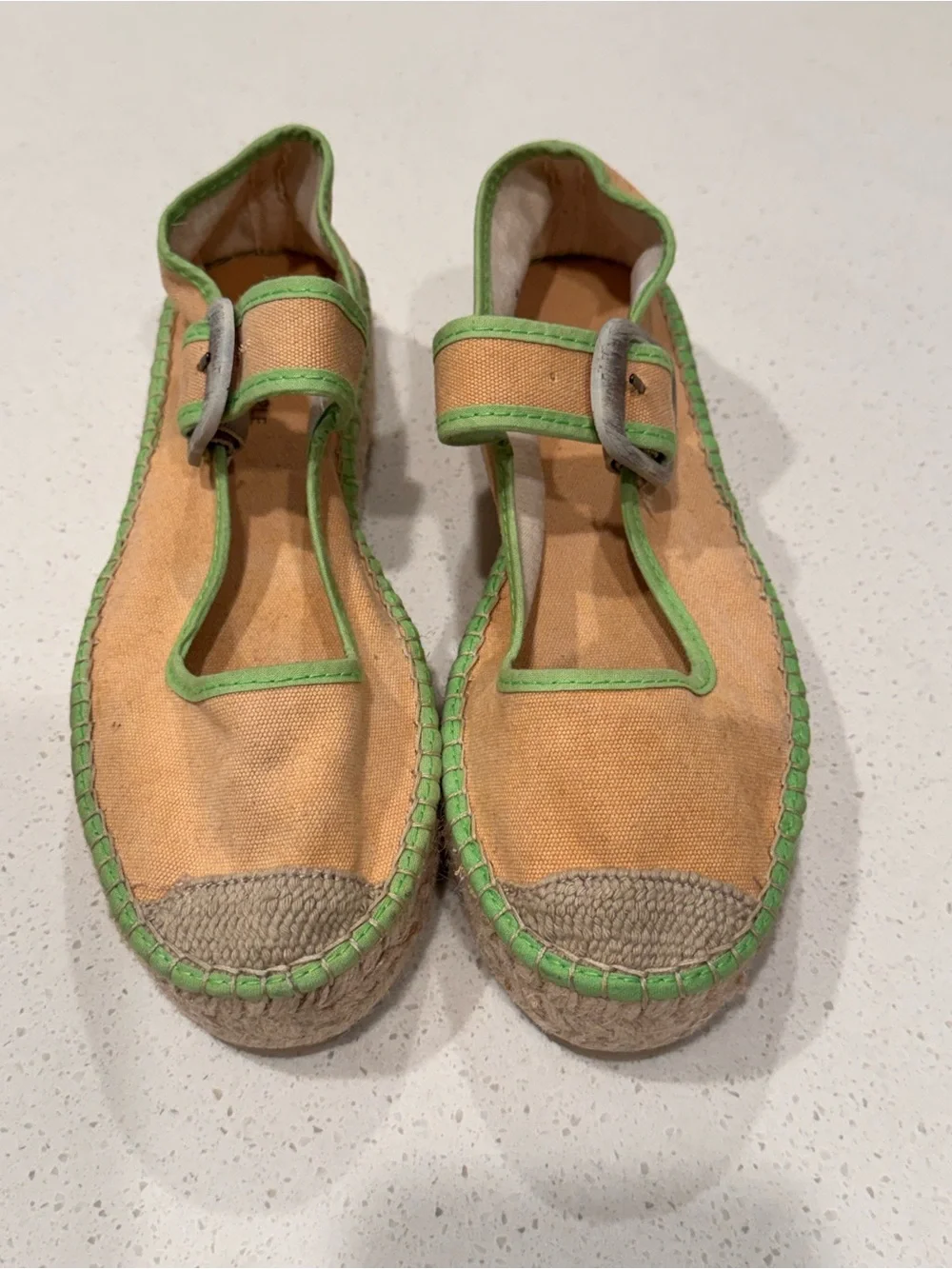 ⁠Free People Surfside 2.0 Mary Jane Espadrilles Salted Lime EU 39⁠ | NWOT